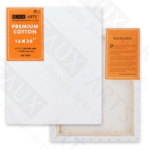 Nice Price 7OZ 0.75 "* 1.5" 'Triple Prime <span class=keywords><strong>Toile</strong></span> étirée d'artiste en coton 100% avec texture moyenne pour huile, acrylique et alkydes - Product Image 3