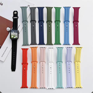 Correas de silicona para reloj inteligente, de diseñador para Apple <span class=keywords><strong>Watch</strong></span>, Series 6 <span class=keywords><strong>5</strong></span> 4, pulsera para Iphone 38, 40, 42 y <span class=keywords><strong>44</strong></span> <span class=keywords><strong>mm</strong></span> - Product Image 2