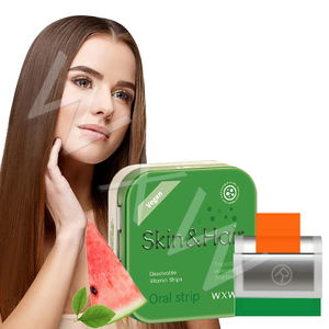 Suppléments de soins de santé Bande orale de biotine végétalienne Film oral de biotine naturelle Bandes orales de supplément de biotine végétalienne - Product Image 1