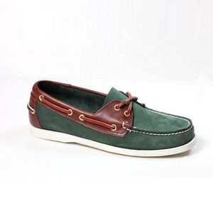 Mocassins <span class=keywords><strong>bateau</strong></span> classiques bicolores pour hommes – Confort optimal, souples, pour la navigation, les trajets quotidiens, les activités de plein air et les sorties de week-end - Product Image 2