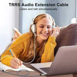 Câble d'extension d'écouteur mâle à mâle de 3.5mm adapté aux écouteurs, IPhone, IPad, Smartphones, tablettes, lecteurs multimédias - Product Image 5