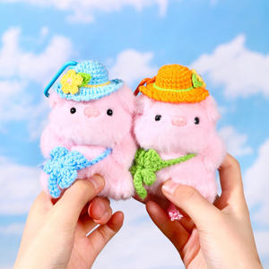 Llavero de peluche de trébol de cuatro hojas, juguete de peluche suave y adorable, amuleto para bolso, regalo para parejas, peluches del Festival de Primavera - Product Image 4