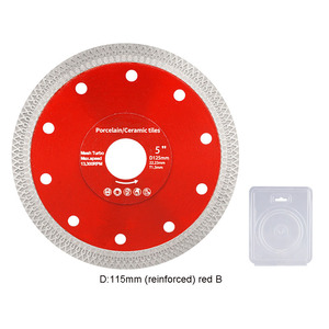 Lame de scie diamantée 115/125 mm pour carrelage en porcelaine et céramique, disque de coupe sec/humide, outils pour meuleuse d'angle - Product Image 6
