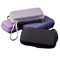 Boîte de rangement de voyage étanche en EVA rigide durable, étui de protection en gros de haute qualité pour peptides avec fermeture éclair