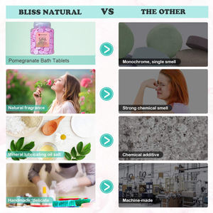 เล็บเท้าเท้าขายส่ง Fizz เม็ดกับนมและน้ำผึ้งกลิ่นเท้าแช่ - Product Image 2