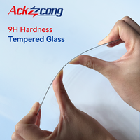 Lentille en verre avant Ackcong de haute qualité avec OCA pour la réparation et la remise à neuf des écrans des séries iPhone X-17, pièces de rechange