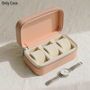 Caja de reloj personalizada de lujo para mujer EVA con ranura para tarjeta Caja de almacenamiento de reloj Embalaje de regalo Caja de reloj personalizada - Product Image 1