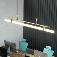 Lustre design américain pour le salon Postmoderne Luminaires suspendus simples Lustres de ferme à Led Lampes suspendues