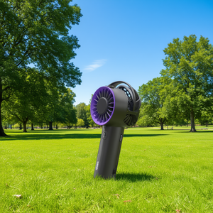 Ventilador de Mano Turbo Recargable de 3000mAh con Motor sin Escobillas, Ventilador Portátil para Viajes y Uso en Exteriores - Product Image 2