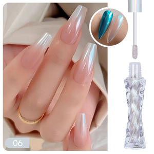 <span class=keywords><strong>Poudre</strong></span> à ongles liquide blanche et rose Moonlight, effet miroir chromé, <span class=keywords><strong>vernis</strong></span> <span class=keywords><strong>semi</strong></span>-<span class=keywords><strong>permanent</strong></span>, sans poussière, gel pour manucure, décoration - Product Image 5