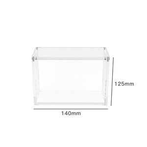 Hiện đại Pokémon trong suốt Acrylic Bộ sưu tập hộp xách tay có thể gập lại hiển thị vuông trường hợp cho món quà lưu trữ nhựa đánh bóng - Product Image 4
