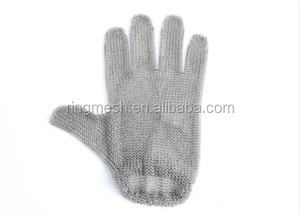 Gants de boucher en <span class=keywords><strong>maille</strong></span> métallique en fil d'acier inoxydable 316L résistants aux coupures - Product Image 6