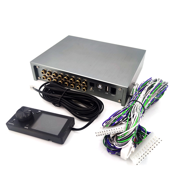 Hot Selling 12-Channel Class AB DSP Car Amplifier Subwoofer Audio Power Amplifier with Android IOS APP Control High Crossovers