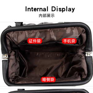 New Fashion Vintage <b>Soft</b> PU <b>Leather</b> Designer Handbag for Women Quality Shoulder <b>Bags</b> Luxury Ladies Large Capacity Handbag - Product Image 6