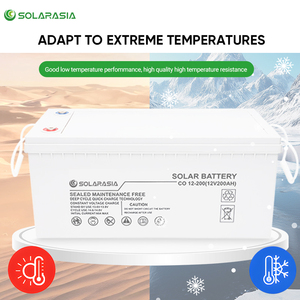 Pin năng lượng mặt trời gel 12V sạc lại được, dung lượng 100ah <span class=keywords><strong>150ah</strong></span> 200ah <span class=keywords><strong>150ah</strong></span> 300ah, ắc quy axit chì gel cho hệ thống năng lượng mặt trời - Product Image 3