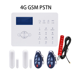 Systèmes d'<span class=keywords><strong>alarme</strong></span> domestiques 4G GSM PSTN 433/868 MHz ST-IIIB, <span class=keywords><strong>alarme</strong></span> 110 dB, systèmes d'<span class=keywords><strong>alarme</strong></span> en français et en anglais avec capteur de porte et télécommande - Product Image 1
