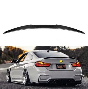 M4 Style Carbon Fiber Rear Trunk Boot Lip Tail Wing Spoiler Ducktail for BMW 3 Series E46 335i CSL GTR 1999+