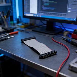 16P IDC Graues Flachbandkabel mit 2*8P 2,54mm Rastermaß Verlängerung für Elektronische Geräte wie Mechanische Verkabelung LED-Bildschirme - Product Image 6