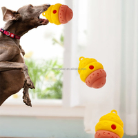 Jouet d'enrichissement ultime pour animaux de compagnie, pot de miel congelé en silicone, balle interactive pour chiens, distributeur de nourriture pour animaux