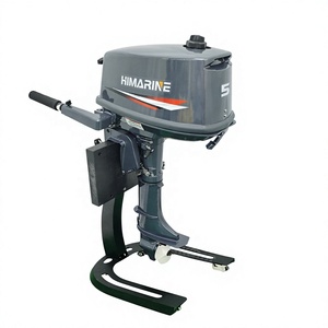 Motore Fuoribordo Himarine 5HP a 2 Tempi con Albero Corto, <span class=keywords><strong>Dimensioni</strong></span> Standard Simili al Motore per Barche Tipo Yamaha - Product Image 2
