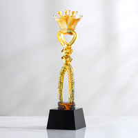 Quantité minimale de commande, verre dépoli, forme personnalisée, coeur, étoile, couronne, résine, prix, plaque d'or, trophée, globe 3d, cristal, métal, trophée