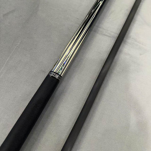 Jflowers JF30-03F Carbon Fiber Pool Cue Stick, Ebony Butt with <b>Abalone</b> <b>Shell</b> Inlay, 12.5mm Tip Low Deflection Billiard Cue - Product Image 3