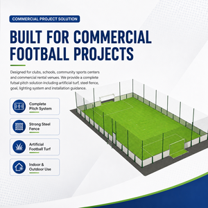 Terrain <span class=keywords><strong>de</strong></span> Futsal Personnalisé pour 5 Joueurs, <span class=keywords><strong>Mini</strong></span>-terrain <span class=keywords><strong>de</strong></span> Football pour Écoles, Clubs et Parcs Sportifs - Product Image 1