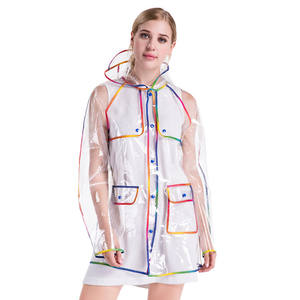 <span class=keywords><strong>Manteau</strong></span> imperméable réutilisable avec capuche et manches amples, pour le sport, la pluie, tendance, EVA, - Product Image 3