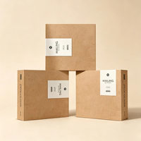 Boîte d'emballage pour chapeaux personnalisée en gros d'usine, boîte en carton ondulé étanche et recyclable avec bande de déchirement pour l'emballage e-commerce