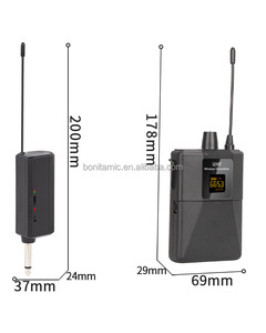 Chuyên nghiệp Lavalier <span class=keywords><strong>Microphone</strong></span> Tai nghe với ve áo UHF khuếch đại cho giảng dạy và hội nghị sử dụng - Product Image 4