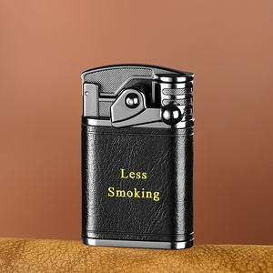 Briquet Créatif Coupe-Vent Rechargeable pour Cigares et <span class=keywords><strong>Cigarettes</strong></span>, à Butane, avec Logo Imprimé Personnalisé - Product Image 4