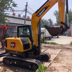 Mini-excavatrices SANY SY55C d'occasion pour l'industrie minière, 55 tonnes, SY35, SY55U, SY60, forte puissance, bon état, moteur - Product Image 3