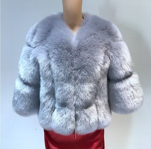 Nuevo diseño moderno de moda de talla grande mullido otoño cálido moda gruesa abrigos de piel sintética para mujer chaqueta de piel para mujer - Product Image 3