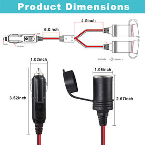 ที่จุดบุหรี่แบบกำหนดความยาวได้เองช่องเสียบรูปตัว Y สำหรับผู้หญิง - Product Image 3