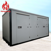 Conteneur de stockage en acier préfabriqué pliable, unité de stockage portable, vente directe usine, conteneur de déménagement en kit