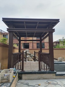 Tùy Chỉnh Ngoài Trời Trung Quốc Phong Cách Sân Vườn Trang Trí Nội Thất Cổ Kim Loại Gazebo Gian Hàng Vườn Nho Đơn Giản Giá Leo Núi Nho Nho Trellis - Product Image 4