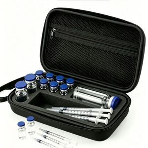 Étui de transport d'insuline pour diabétiques, grande capacité, couleur, taille et logo personnalisés, en EVA, étanche, antichoc, léger, pour le stockage des peptides - Product Image 1
