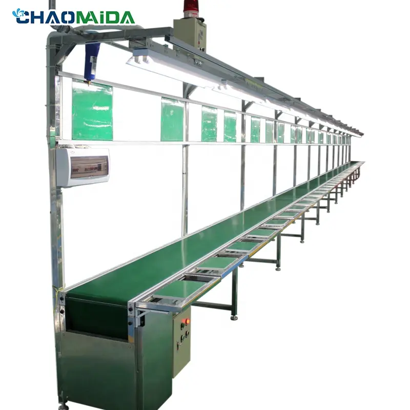 assembly line Free flow speed chain conveyor Belt conveyor Automatic product Custom equipment Coffee machine assembly equipment