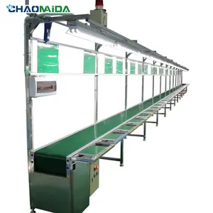 Montaj hattı ücretsiz akış hızı zincirli konveyör bant konveyör otomatik ürün özel ekipmanları kahve makinesi montaj ekipmanları