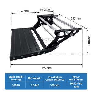 Accessoires pour <span class=keywords><strong>caravanes</strong></span>, marchepied électrique pliable pour caravane, marches pliables simples, échelles pliables stables pour caravane - Product Image 6