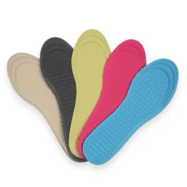 Sweat Absorbing Pu Polyester Poly Shoe Accessories Active Sport Acupuncture Eva Sole Orthotic Memory Foam Insole
