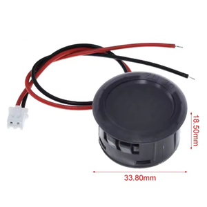 Voltmètre numérique DC5-100V, affichage numérique LED, voltmètre circulaire, compteur de tension et de courant pour voiture, détecteur de tension, panneau de surveillance - Product Image 3