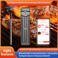 Nouvelle mise à niveau Rechargeable Super longue Distance 500FT / 300FT sonde sans fil intelligente BBQ cuisson bleu dent Steak viande thermomètre