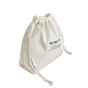 Bolsa Publicitaria de Lona de Algodón Personalizada de Alta Calidad con Patrón de Letras para Ropa, Zapatos y Calcetines, Material de Algodón Orgánico - Product Image 1