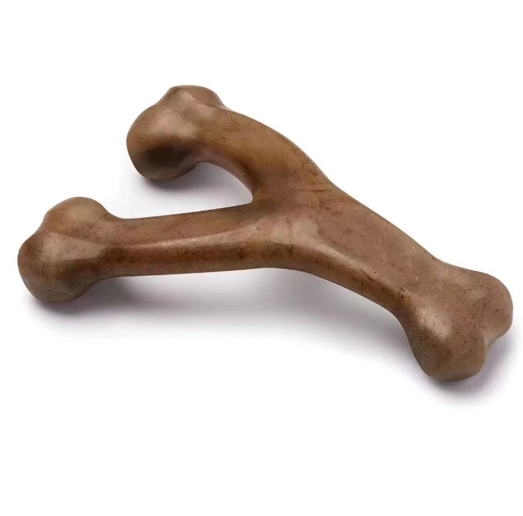 Dark brown bacon flavor