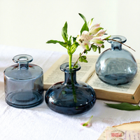 Nouveau vase en verre coloré soufflé à la main, vase décoratif pour la décoration de la maison