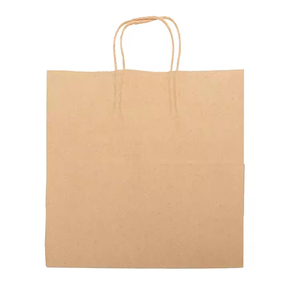 Thiết kế logo tùy chỉnh Túi mua sắm giấy kraft cho nhà hàng sử dụng số lượng lớn Andy chấp nhận tay cầm in để quảng bá bao bì - Product Image 6