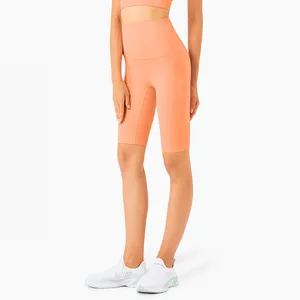 Pantaloncini da Yoga rosa arancioni pantaloni da Yoga bianchi Fitness Nvgtn Leggings corti da donna da palestra