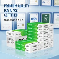 Papel para Impresora Carton A4, 80 g/m², Paquete de 500 Hojas, Papel Multiusos para Oficina, Compatible con Impresoras Láser e Inyección de Tinta, Certificado LYNN
