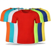 T-shirts Publicitaires Sportifs à Séchage Rapide en Polyester Coupe Ample, Fourniture Directe Usine, Culture Sportive en Plein Air, Manches Courtes